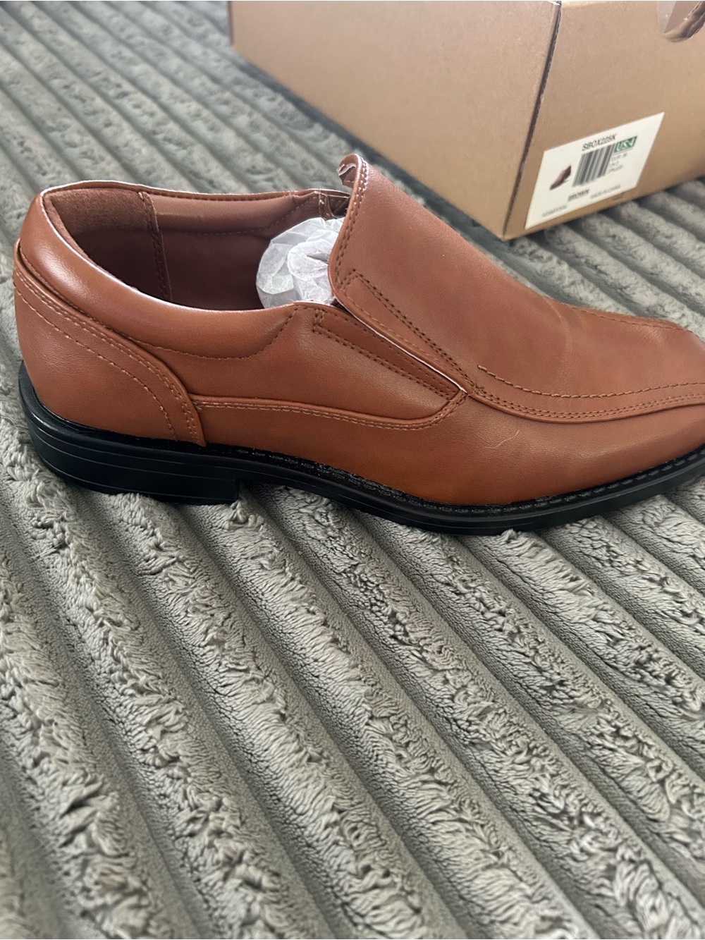 Boy’s Slip-On Dress Shoes - Brown